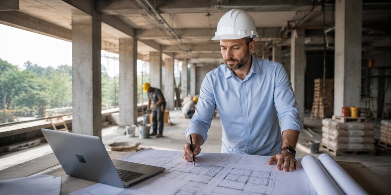 Empresa de Engenharia com Responsável Técnico na Obra